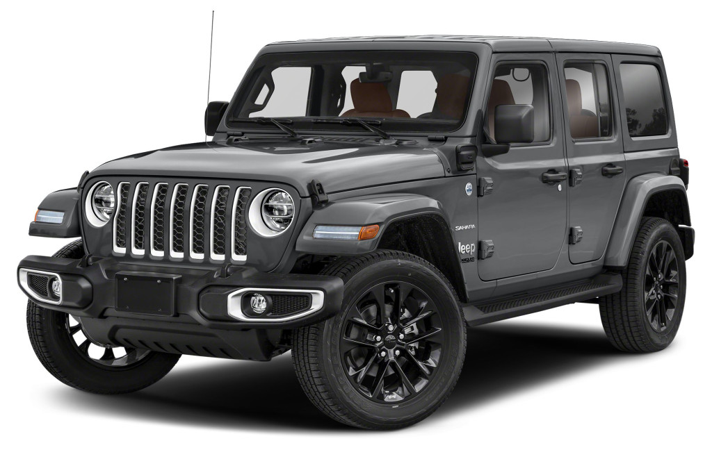 Gray 2021 Jeep Wrangler 4xe SUV / Crossover Four-Wheel Drive Automatic