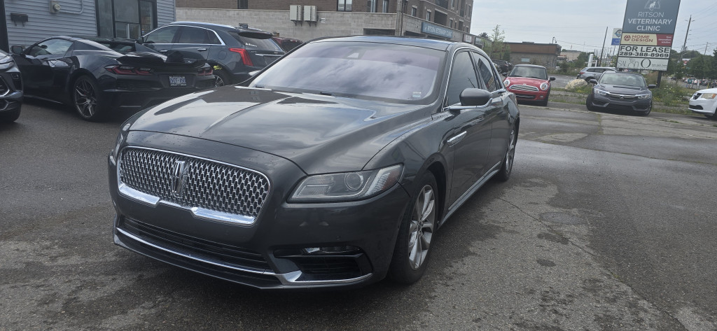 Gray 2018 Lincoln Continental Sedan All-Wheel Drive Automatic