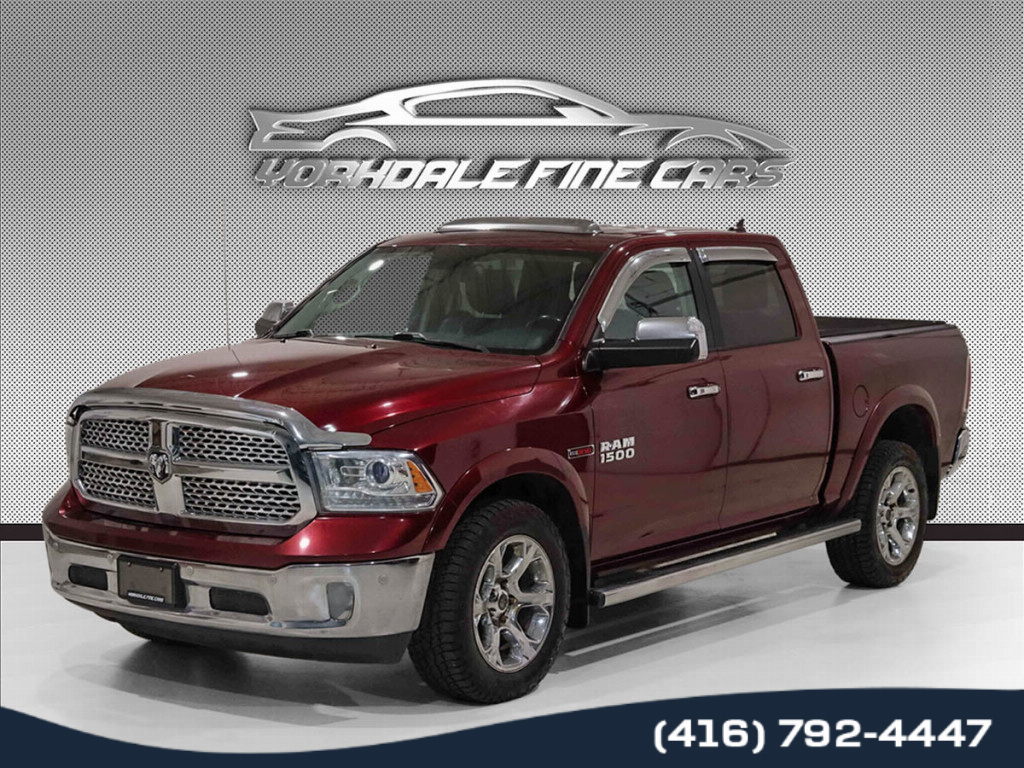 Red (Burgundy) 2018 RAM 1500 Pickup Truck Four-Wheel Drive Automatic