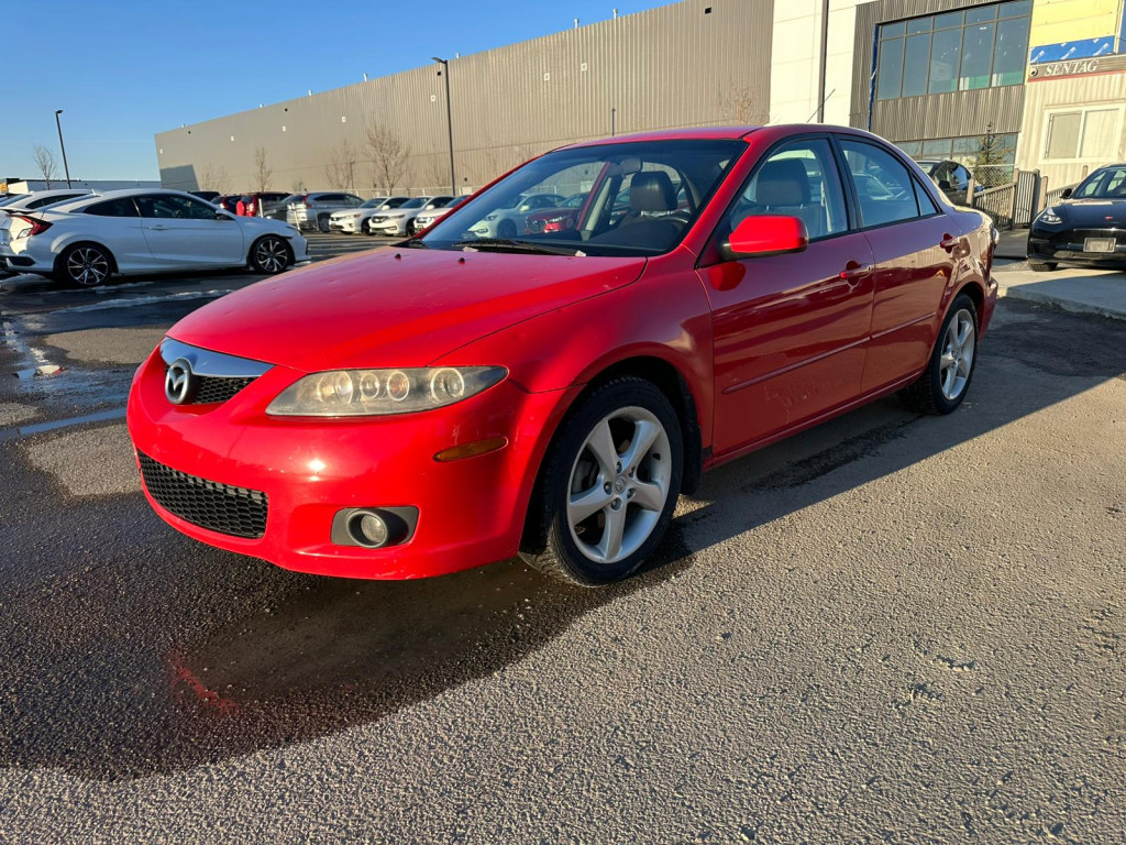 Red 2008 Mazda MAZDA6 Sedan Automatic