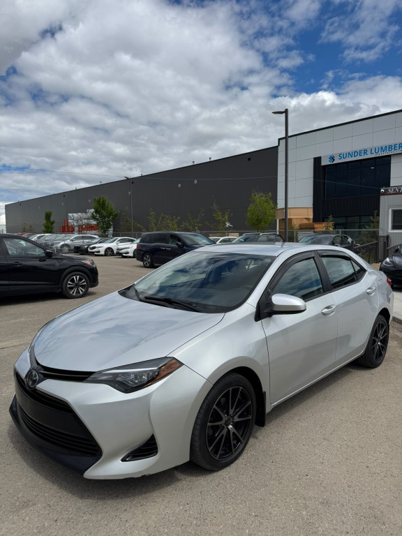 Silver 2017 Toyota Corolla LE Sedan Front-Wheel Drive Automatic