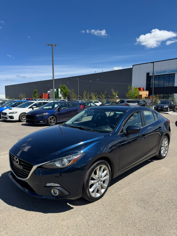 Blue 2016 Mazda MAZDA3 GT Sedan Manual