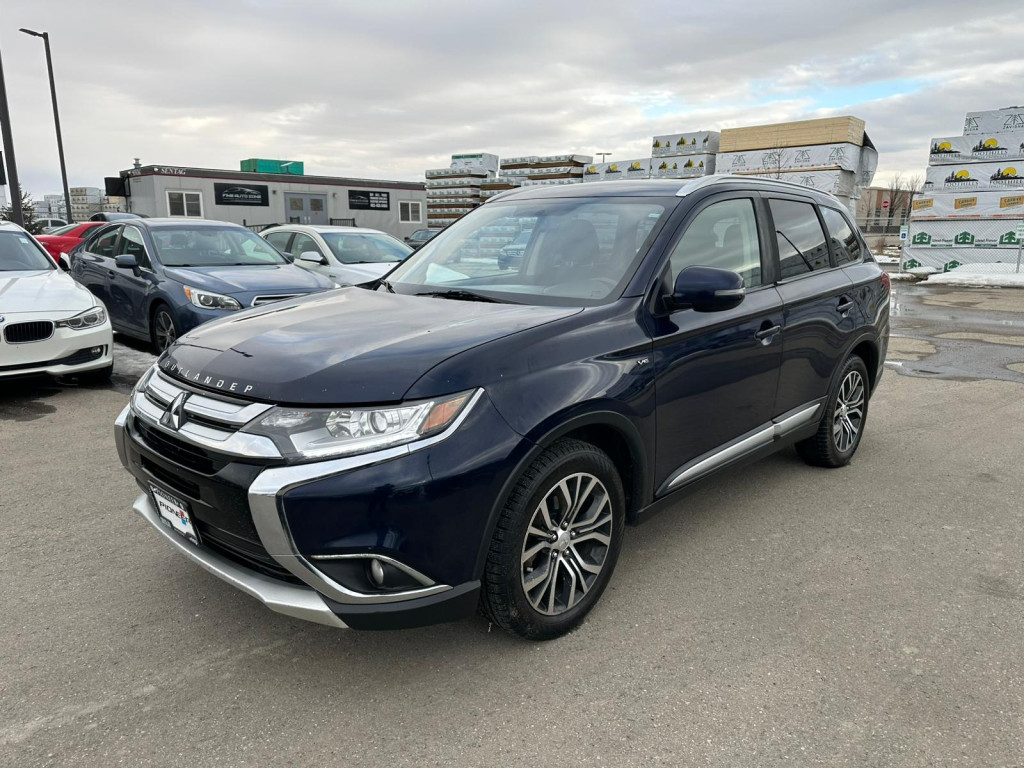 Blue 2017 Mitsubishi Outlander SUV / Crossover All-Wheel Drive Automatic