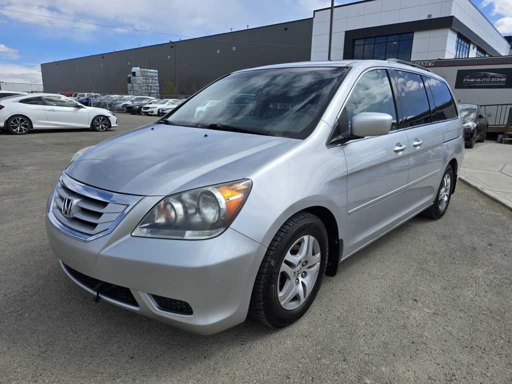 Silver 2010 Honda Odyssey Minivan Front-Wheel Drive Automatic