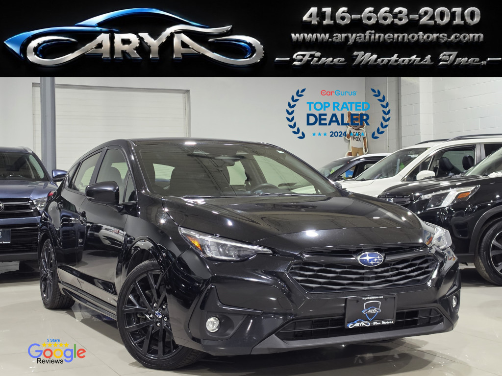 Black 2024 Subaru Impreza Wagon All-Wheel Drive Continuously Variable Transmission