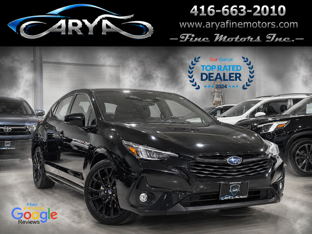 Black 2024 Subaru Impreza Wagon All-Wheel Drive Continuously Variable Transmission
