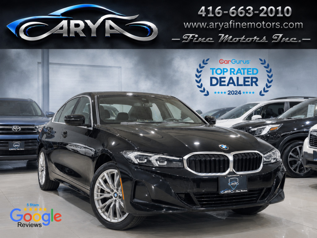 Black 2023 BMW 3 Series Sedan All-Wheel Drive Automatic