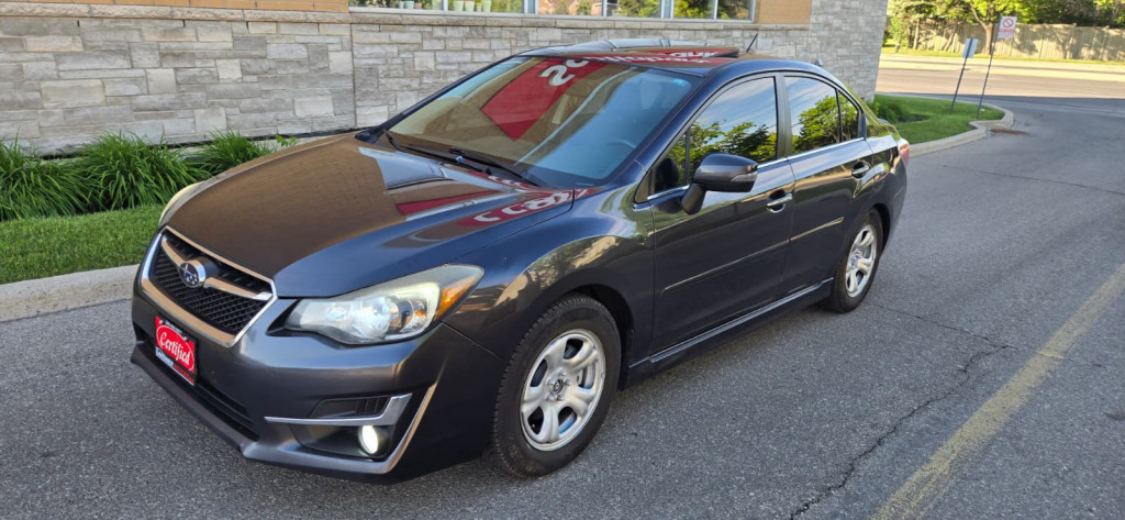 Gray 2015 Subaru Impreza 2.0i Limited Sedan All-Wheel Drive Automatic