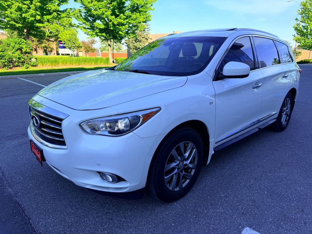 White 2014 INFINITI QX60 AWD SUV / Crossover All-Wheel Drive Continuously Variable Transmission
