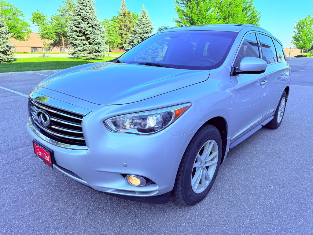 Silver 2013 INFINITI JX35 SUV / Crossover All-Wheel Drive Automatic