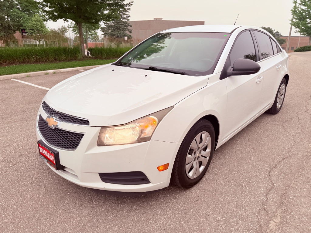 White 2012 Chevrolet Cruze Sedan Front-Wheel Drive Automatic