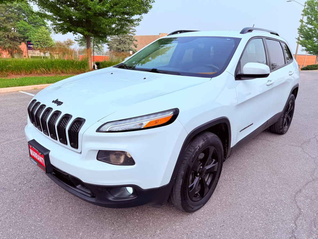 White 2015 Jeep Cherokee SUV / Crossover Four-Wheel Drive Automatic