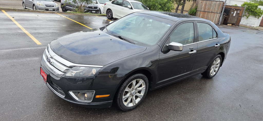 Black 2012 Ford Fusion Sedan Front-Wheel Drive Automatic