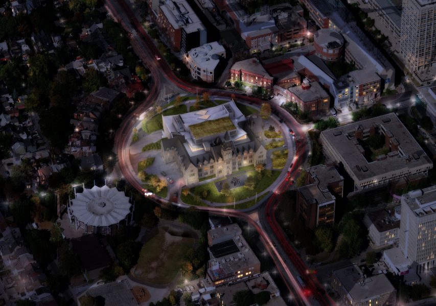 One Spadina aerial rendering by The Flat Side of Design
