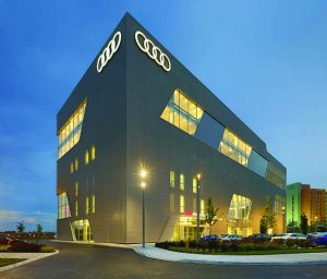 Audi Midtown Toronto. Photo courtesy Ontario Concrete Awards.