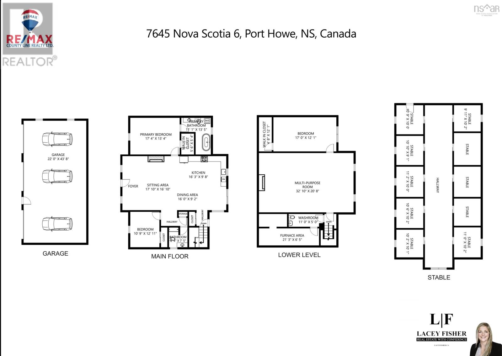 7645 Highway 6, Port Howe, NS Commercial Farm Bungalow for Sale