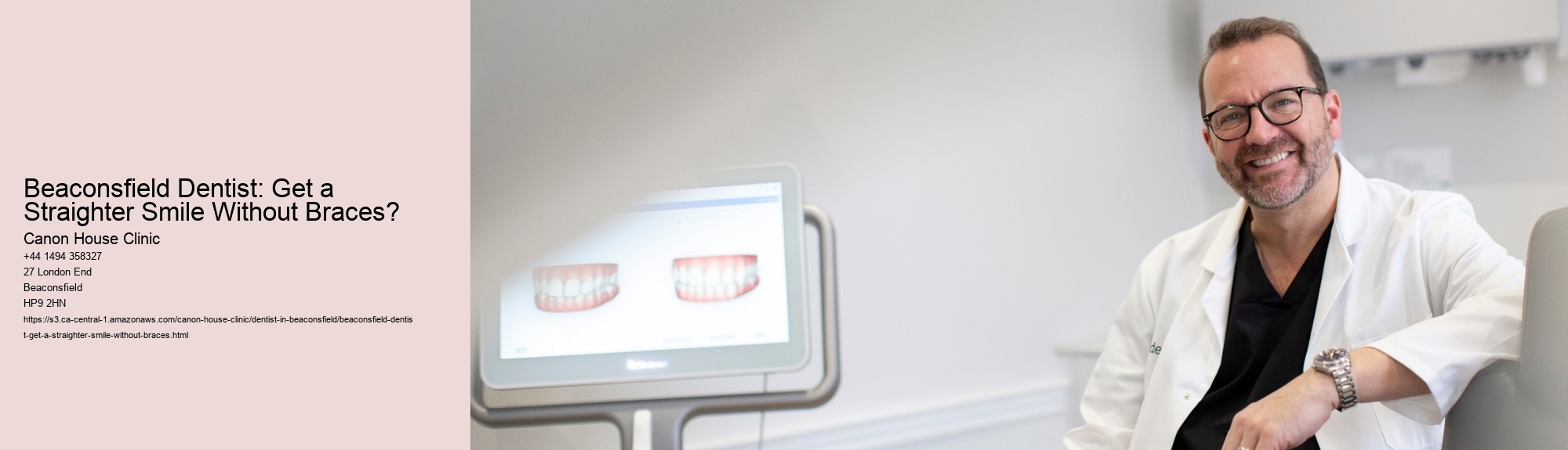 Beaconsfield Dentist: Get a Straighter Smile Without Braces?