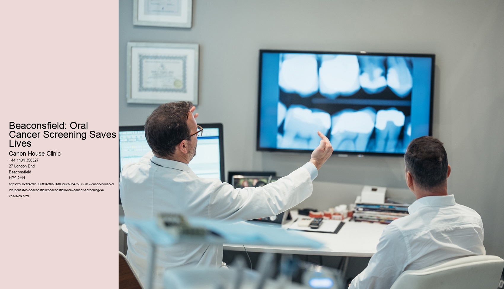 Beaconsfield: Oral Cancer Screening Saves Lives