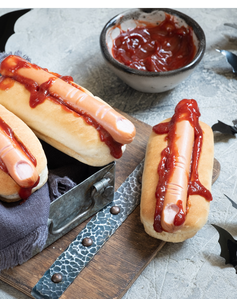 Hot-dogs sanglants d'Halloween