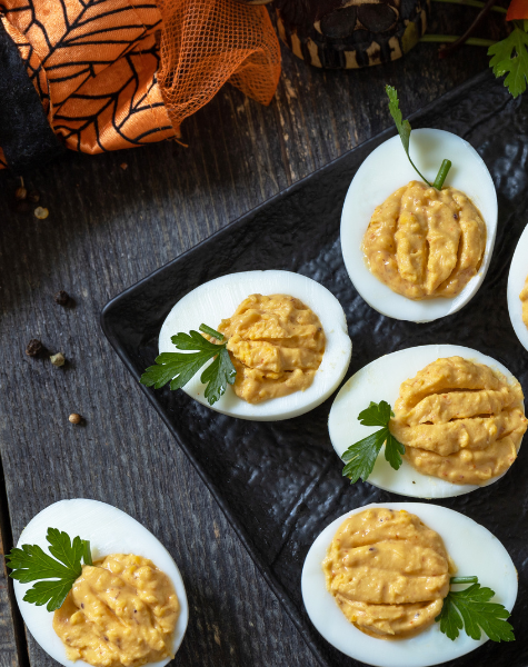 Oeufs Mimosa d'Halloween