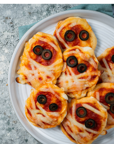 Mini-pizza momie