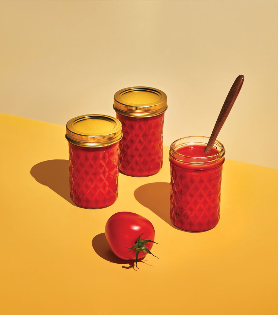 Ketchup aux tomates maison et à l’érable