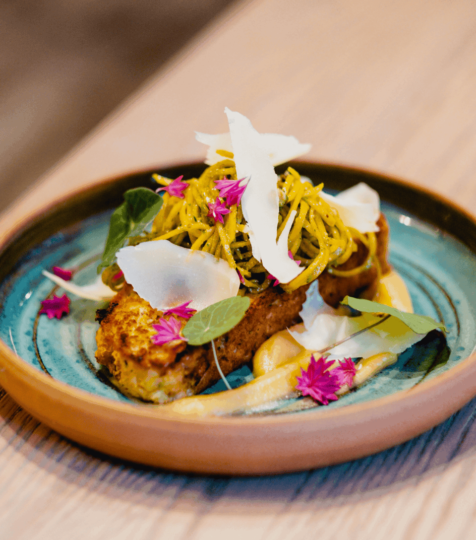 Cake à la courge butternut rôtie de Sabrina Lemay, cheffe du restaurant L’Orygine