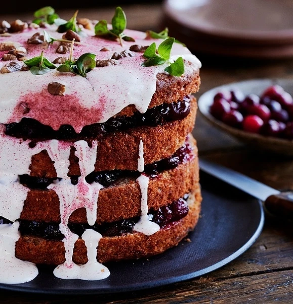 Gateau panais canneberge
