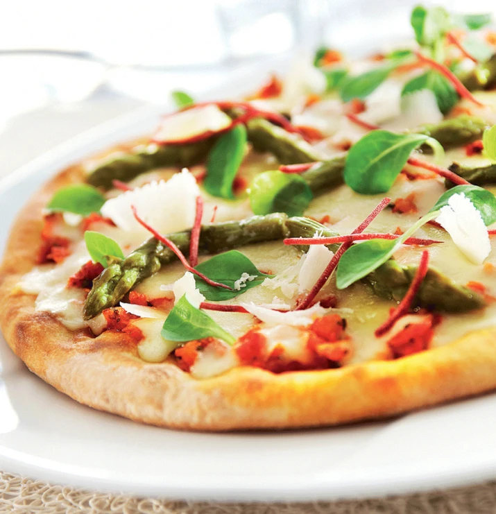 Recette pizza produit mache