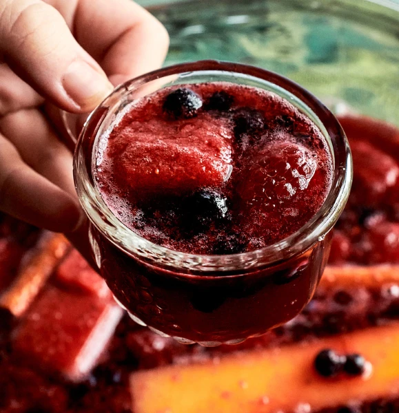 Punch fruit temps des fetes