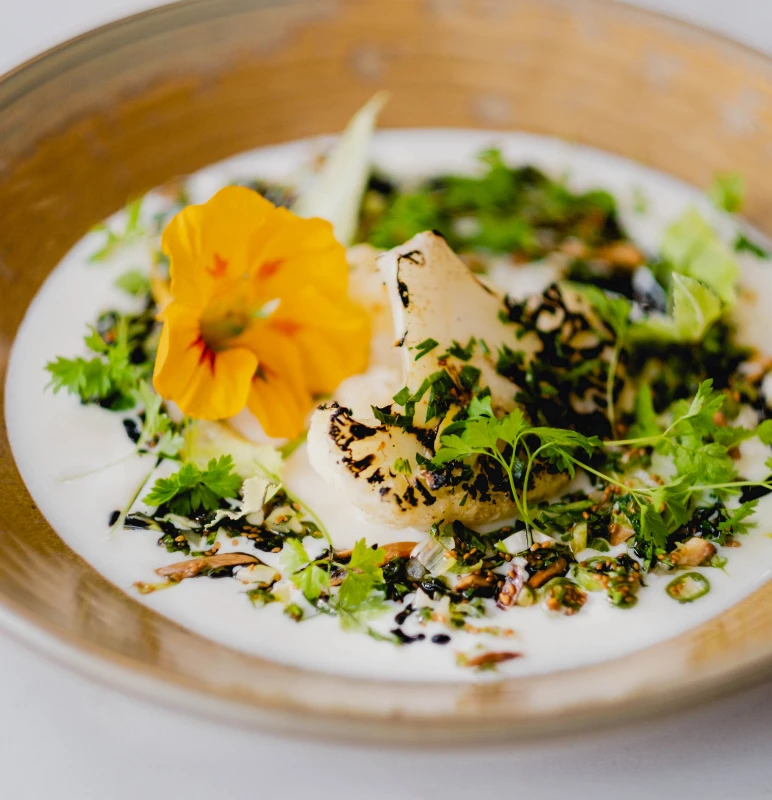 Chou fleur au lait damande Botaniste