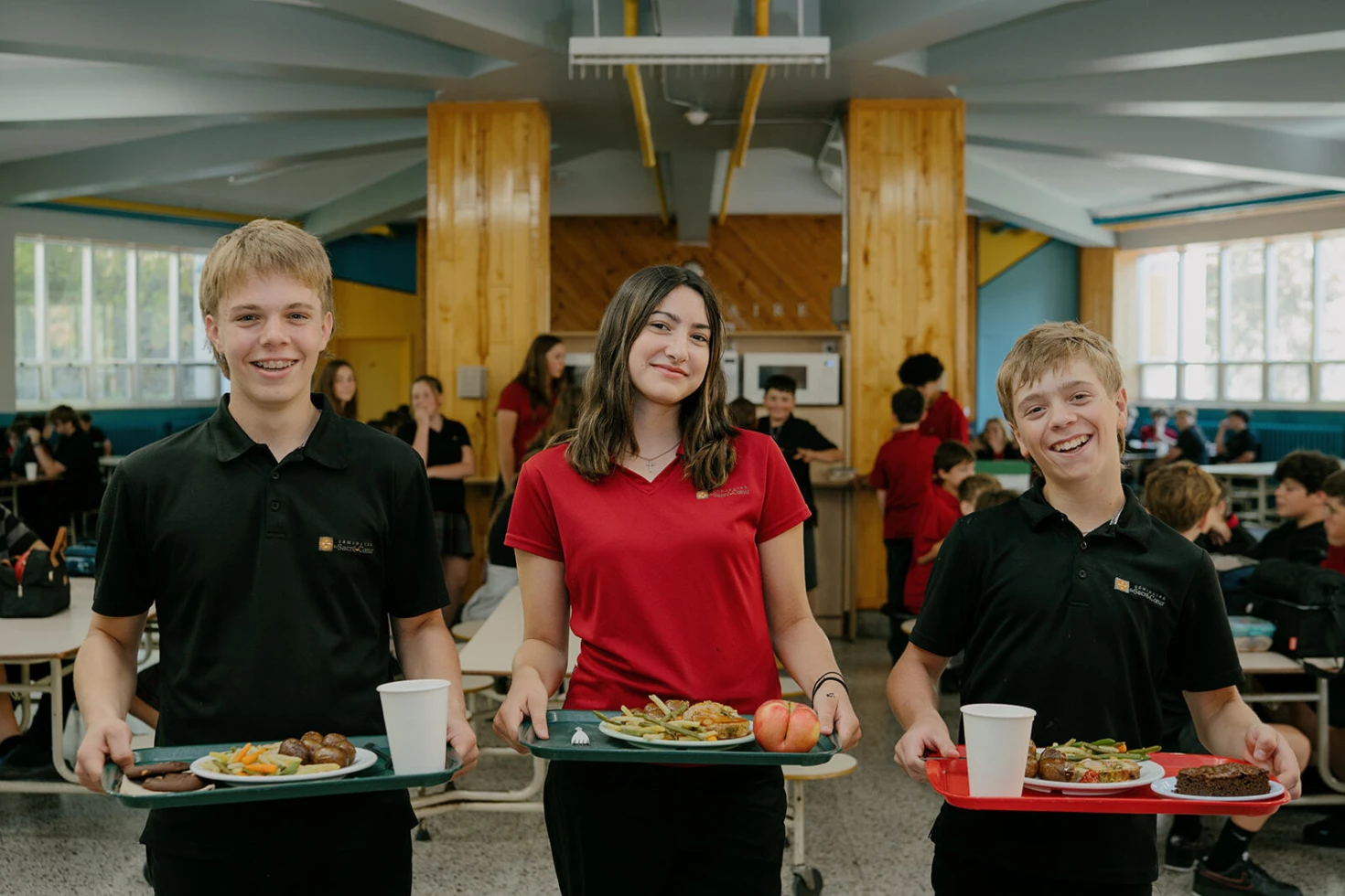 3 eleves Seminaire du Sacre Coeur