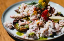 Recette tartine crevettes restaurant les fous braques 715x810 mai23