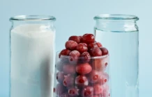 Sirop de canneberge et epices