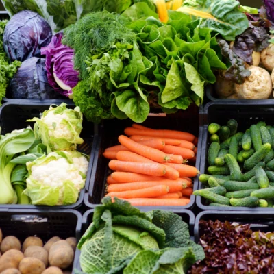 Produit aliments bio divers marche