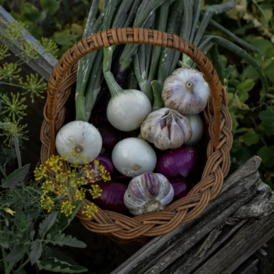 Panier ail variee champs min