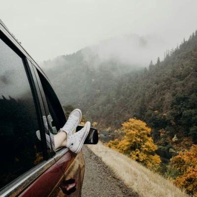 Voyage roadtrip collation sur la route