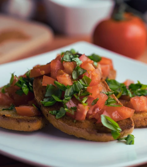 Realisez une delicieuse recette de bruschetta aux tomates dici et basilic 1657026757