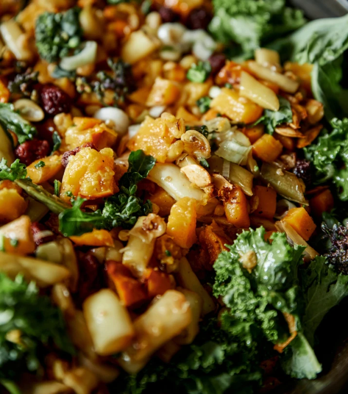 Salade de legumes grilles dautomne