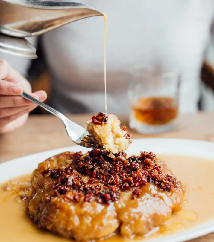 Le pouding chomeur du restaurant Jellyfisfh 2