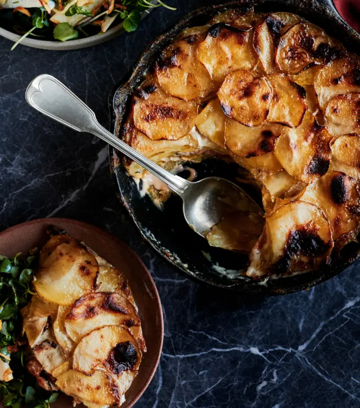 Gratin de pommes de terre et bacon