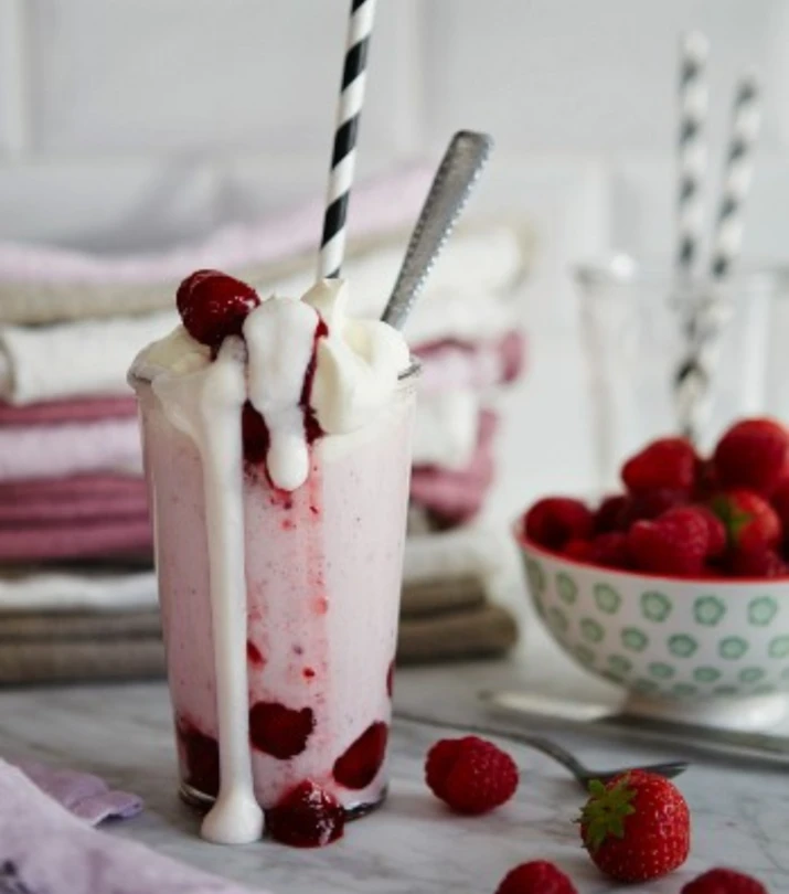 Milkshake framboises