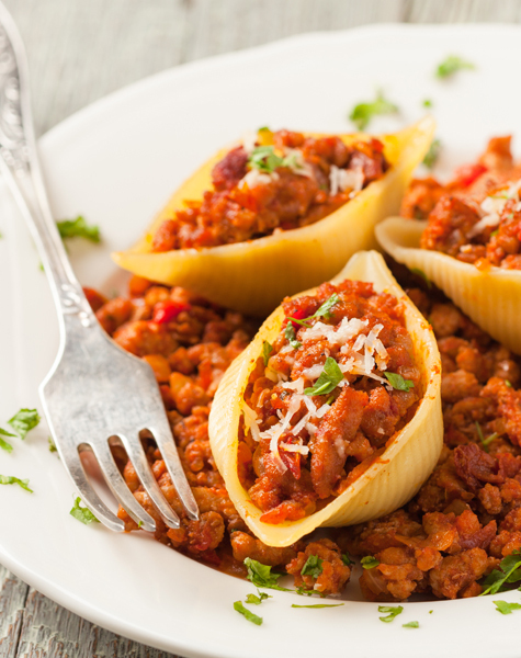 Coquilles géantes farcies à l’italienne