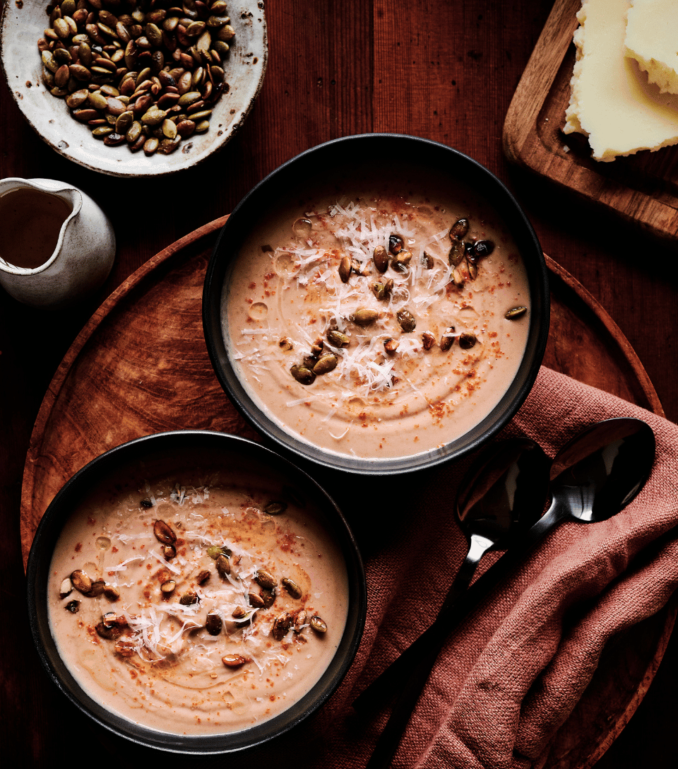 Potage aux légumes d’automne