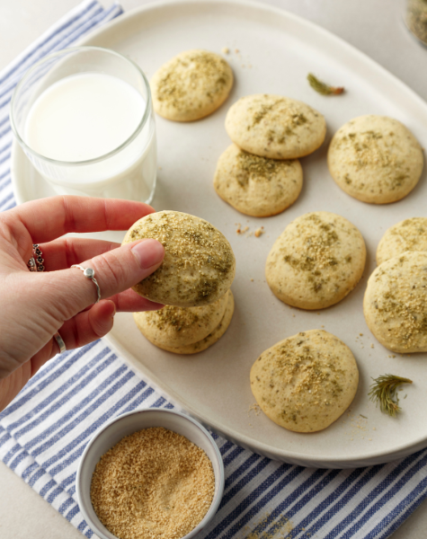Sablés sans gluten au sapin et au sucre d’érable