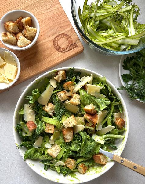 Salade d'asperges croquantes