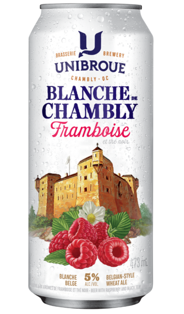 Blanche de Chambly Framboise et thé noir