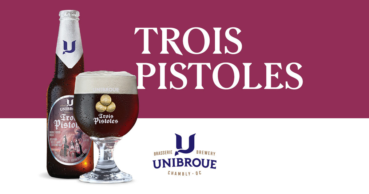 Unibroue Trois Pistoles BelgianStyle Dark Strong Ale Unibroue
