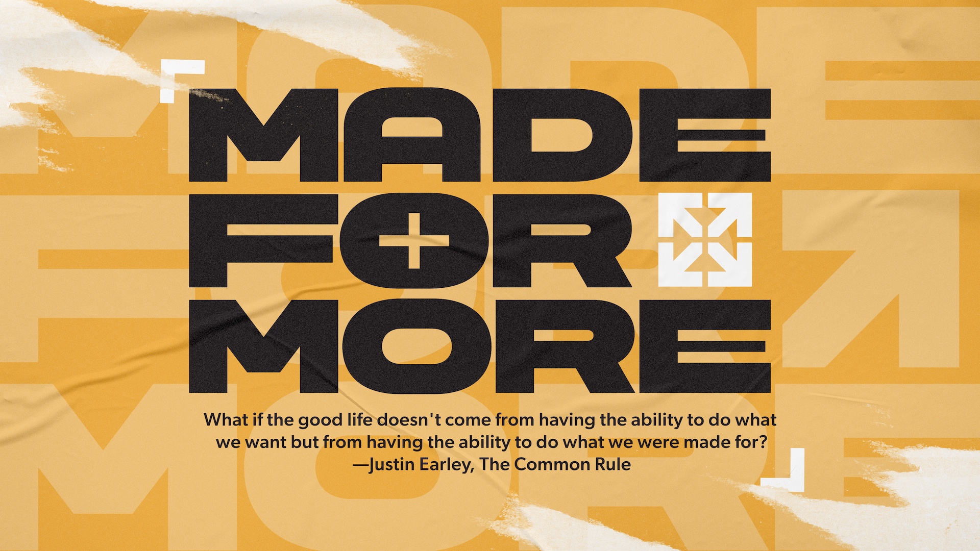 Made for More Website Header