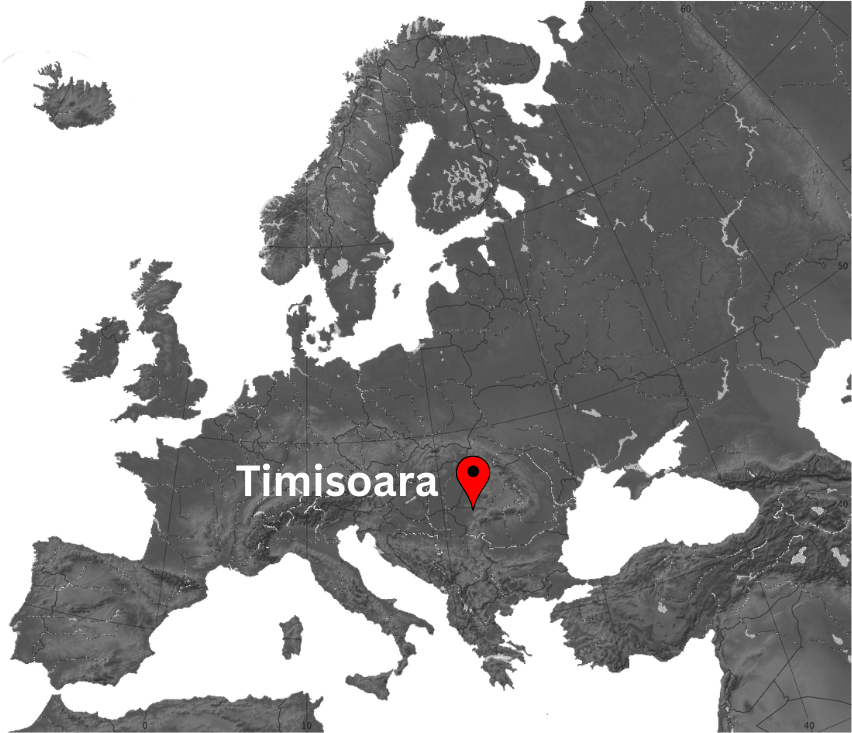 timisoara map